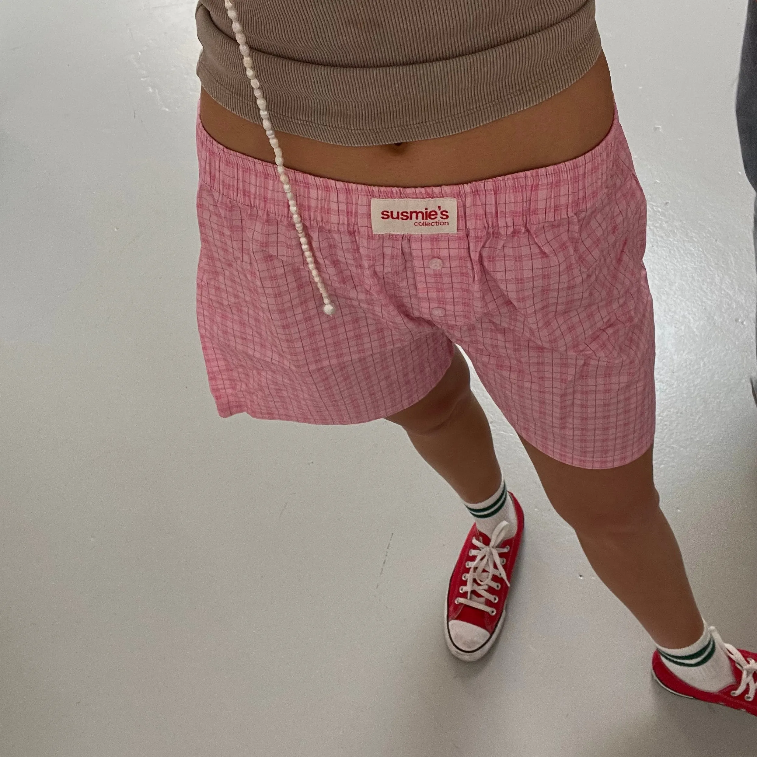 Not from my Boyfriend Shorts Pink