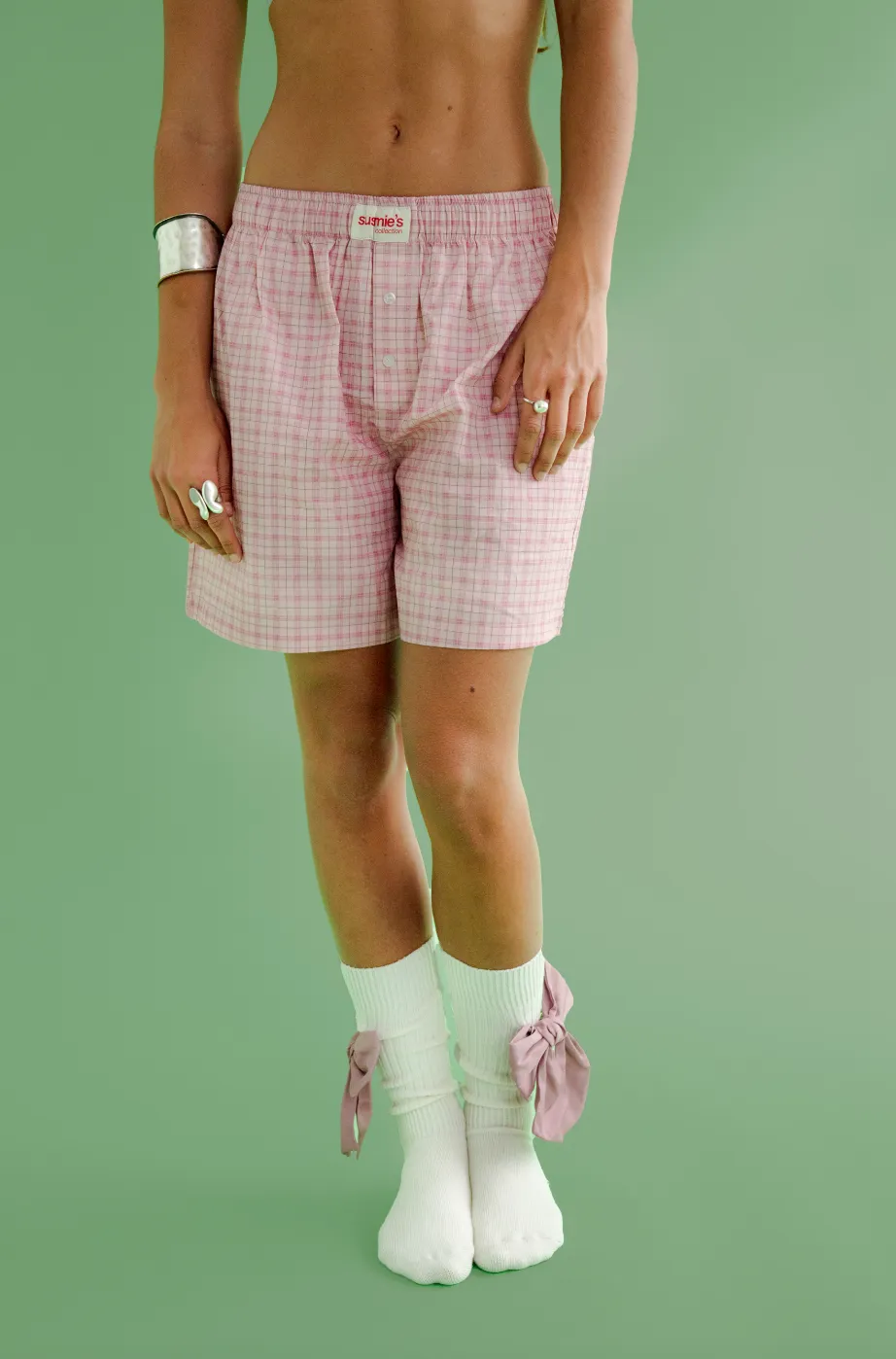 Not from my Boyfriend Shorts Pink