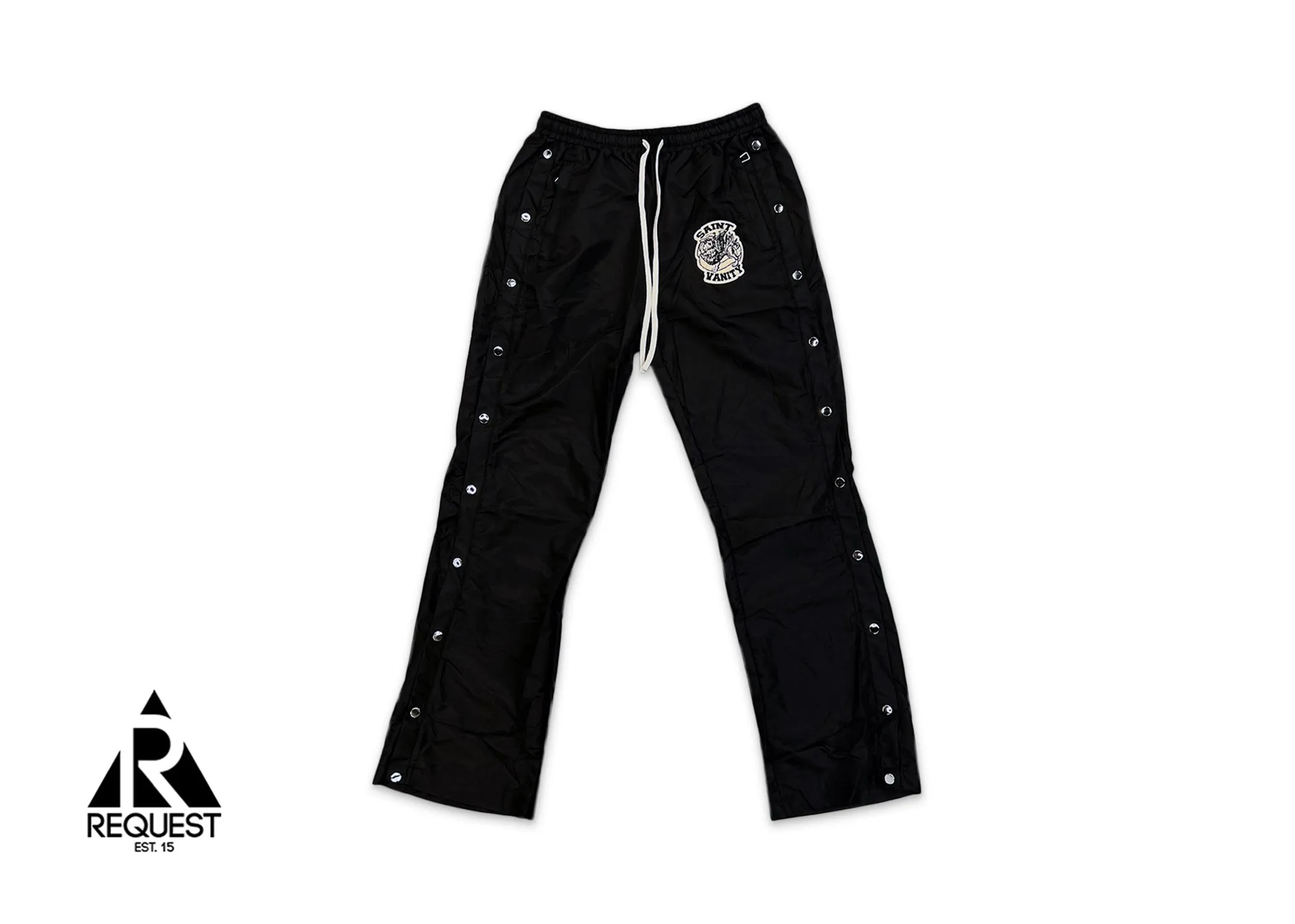 Nylon Track Pants "Black"