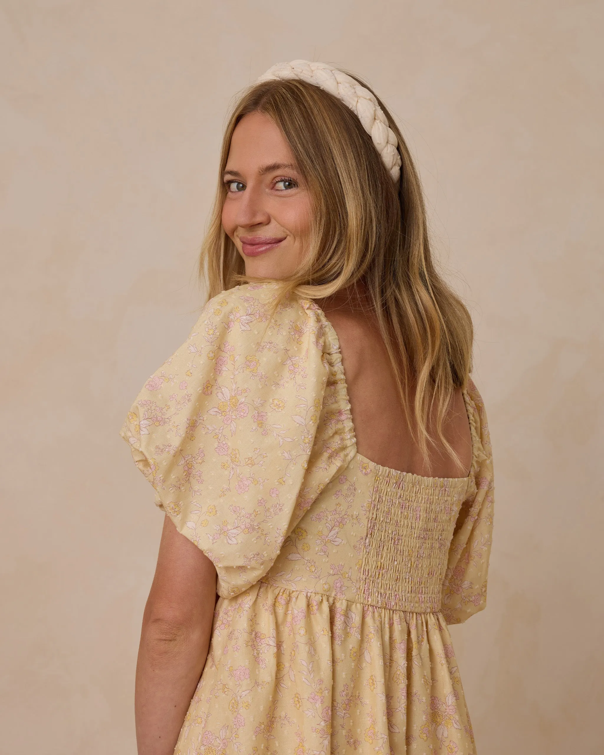 Oceane Dress || Lemon Floral
