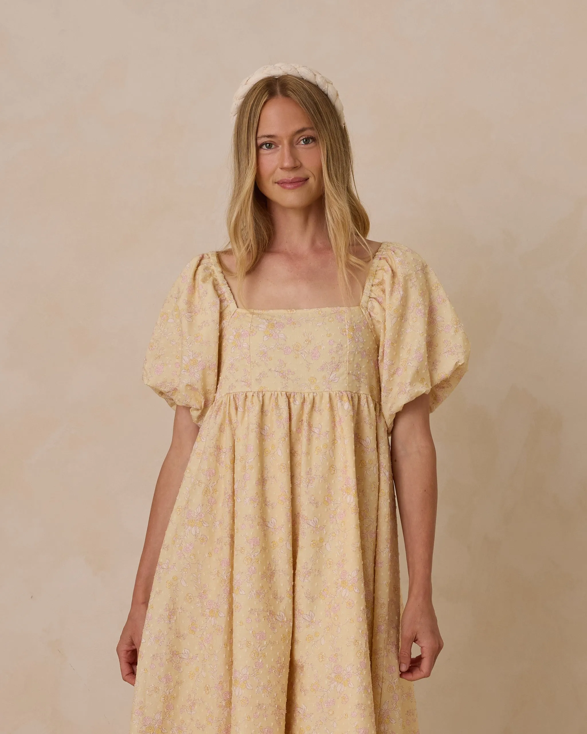 Oceane Dress || Lemon Floral