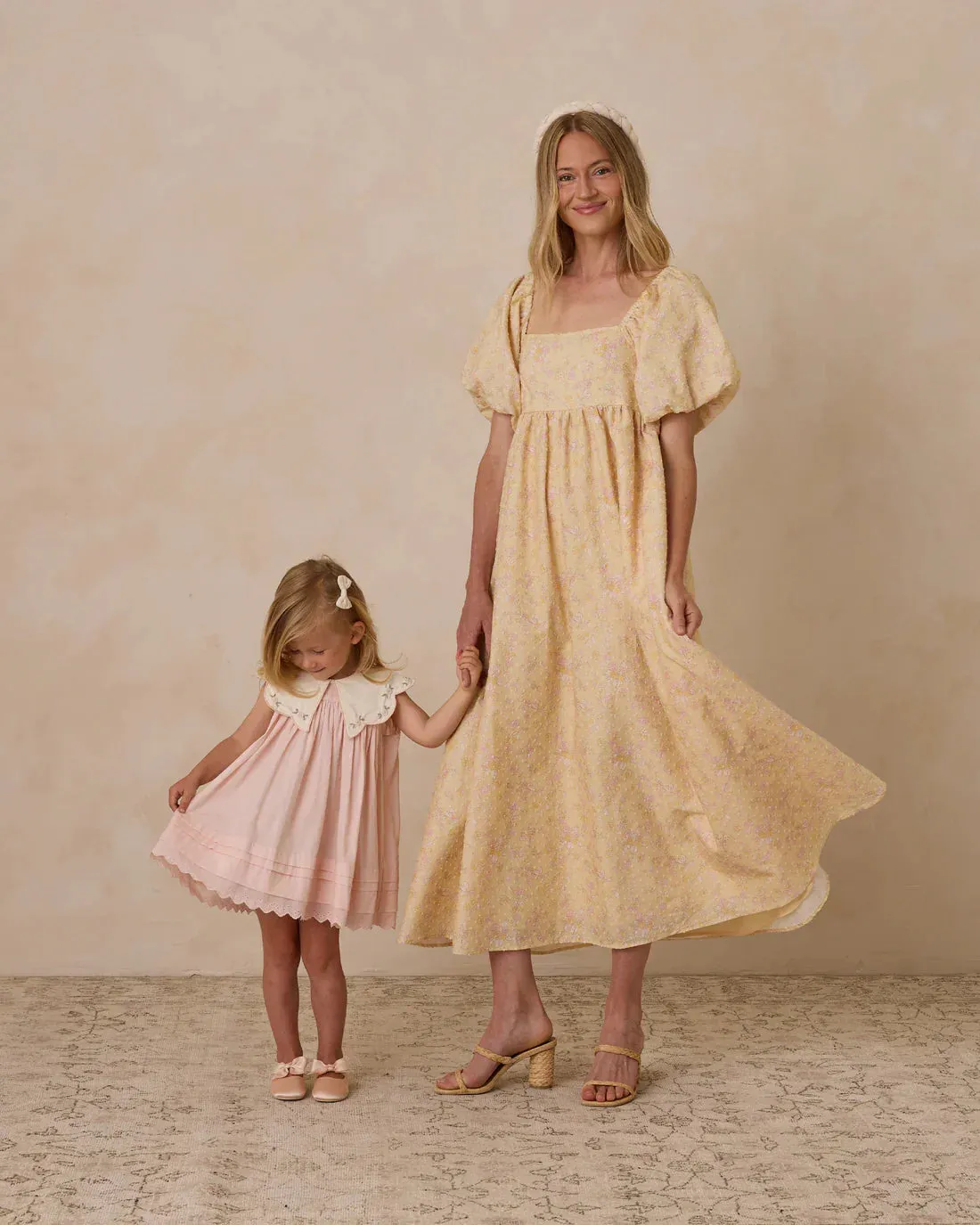 Oceane Dress || Lemon Floral