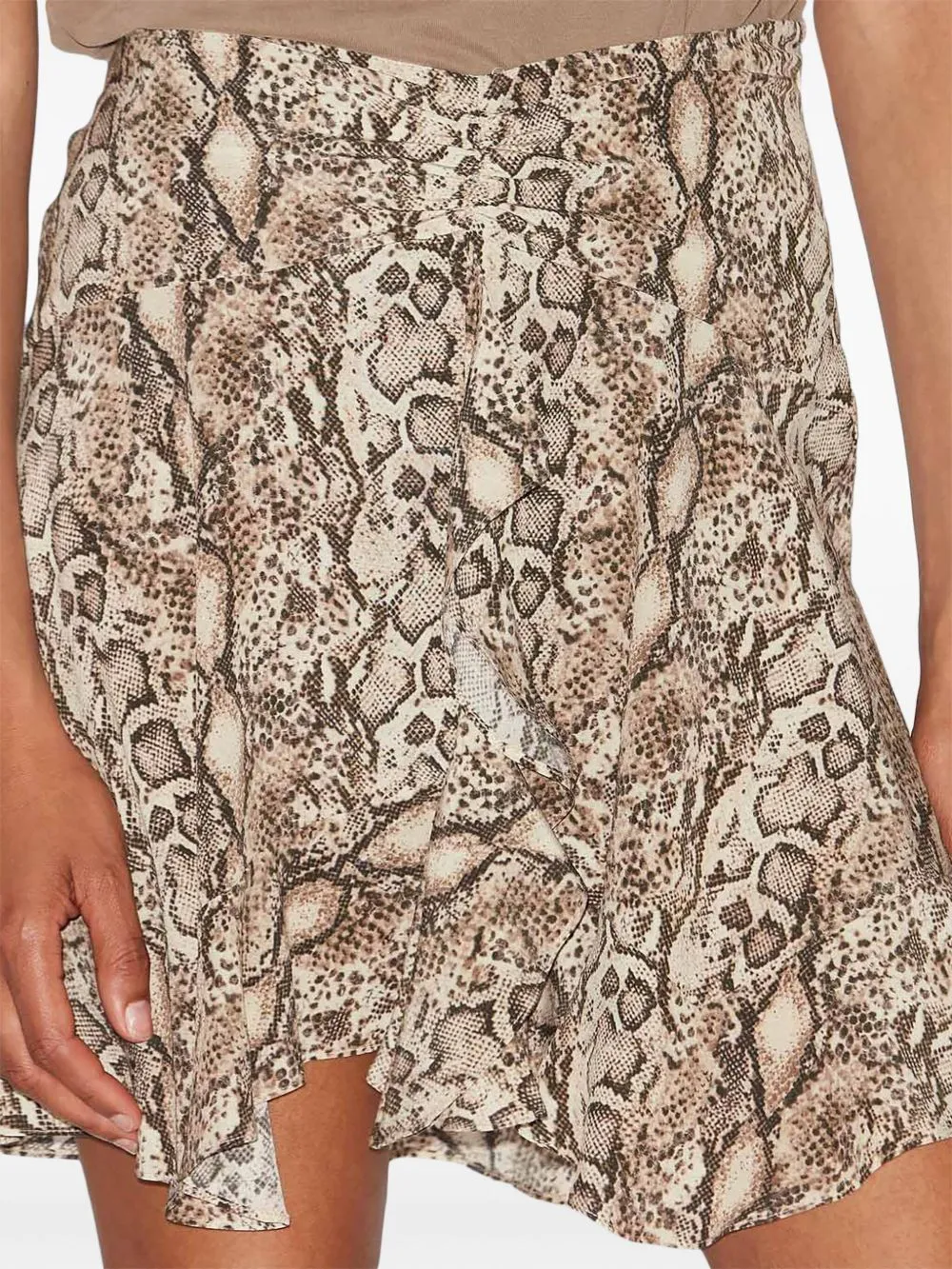 Ozany printed mini skirt