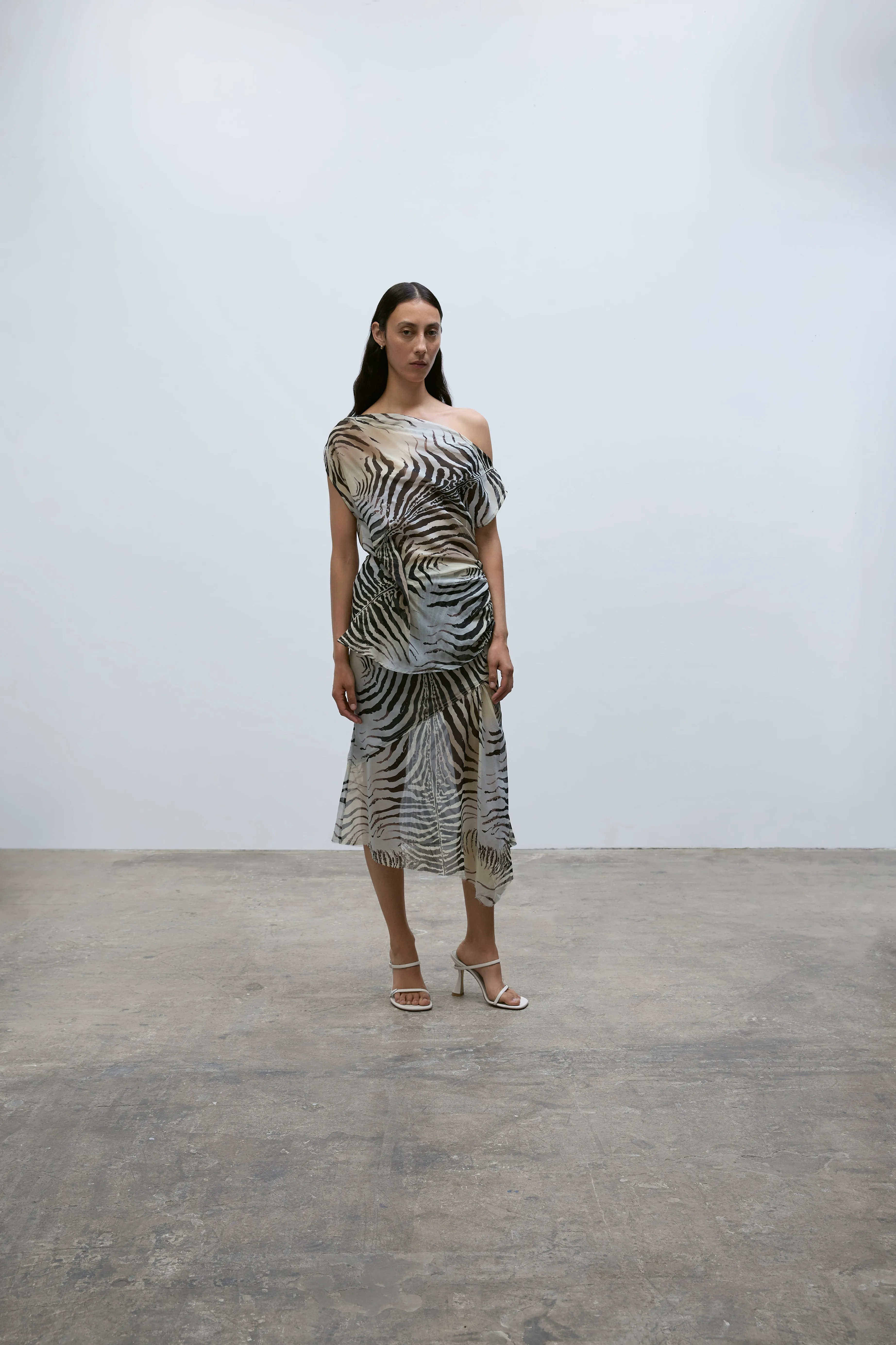 Paris Georgia Mae Skirt in Zebra