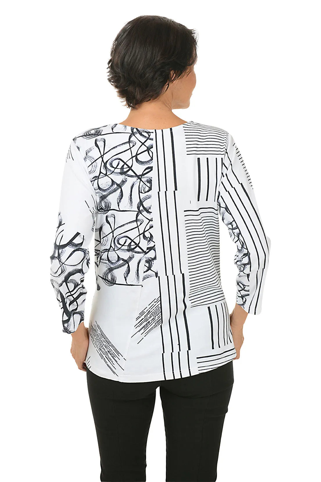 Petite Belle Surplice V-Neck Knit Top