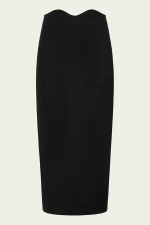 Petunia Maxi Skirt in Black