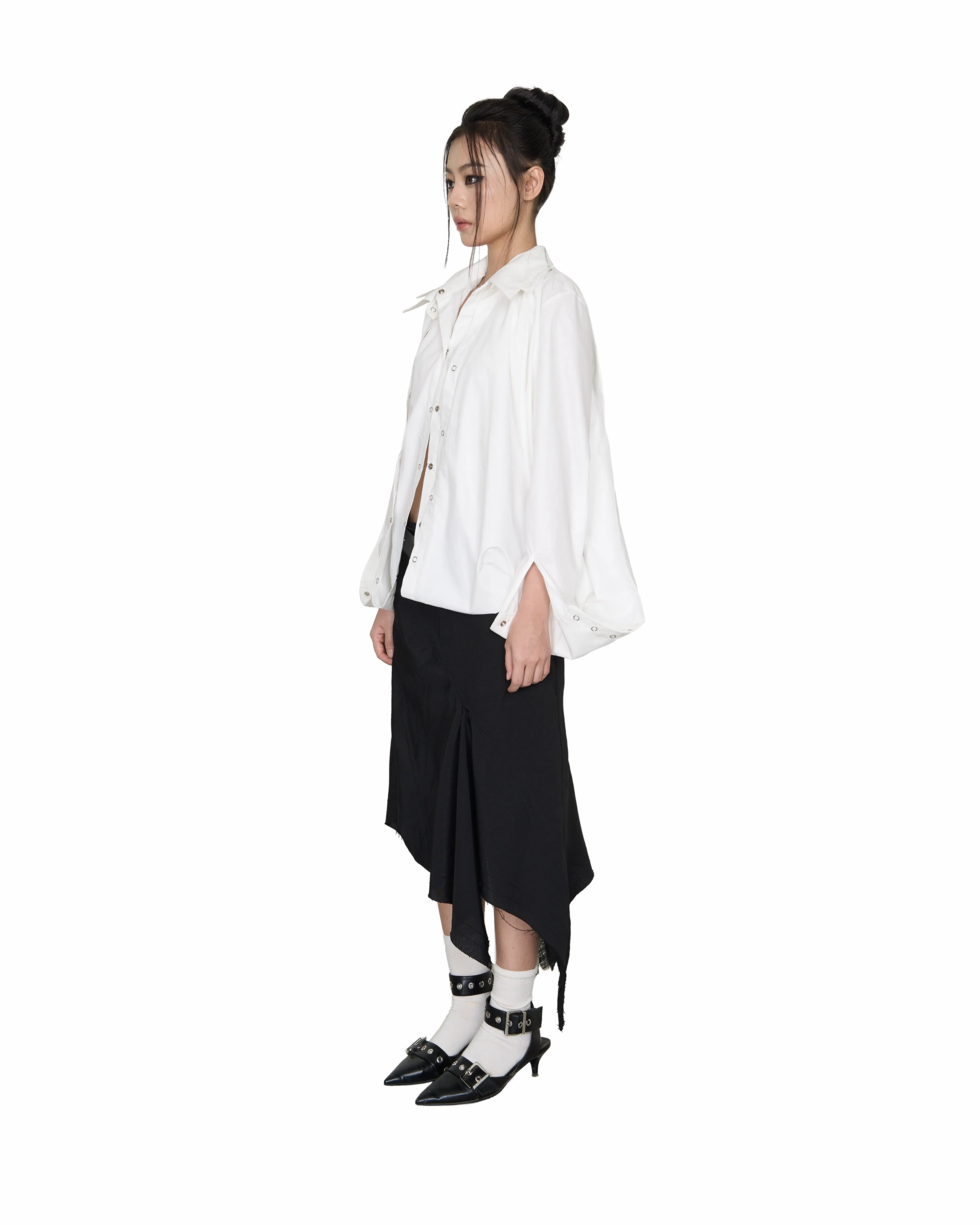 PLOP Panelled Asymmetrical Skirt