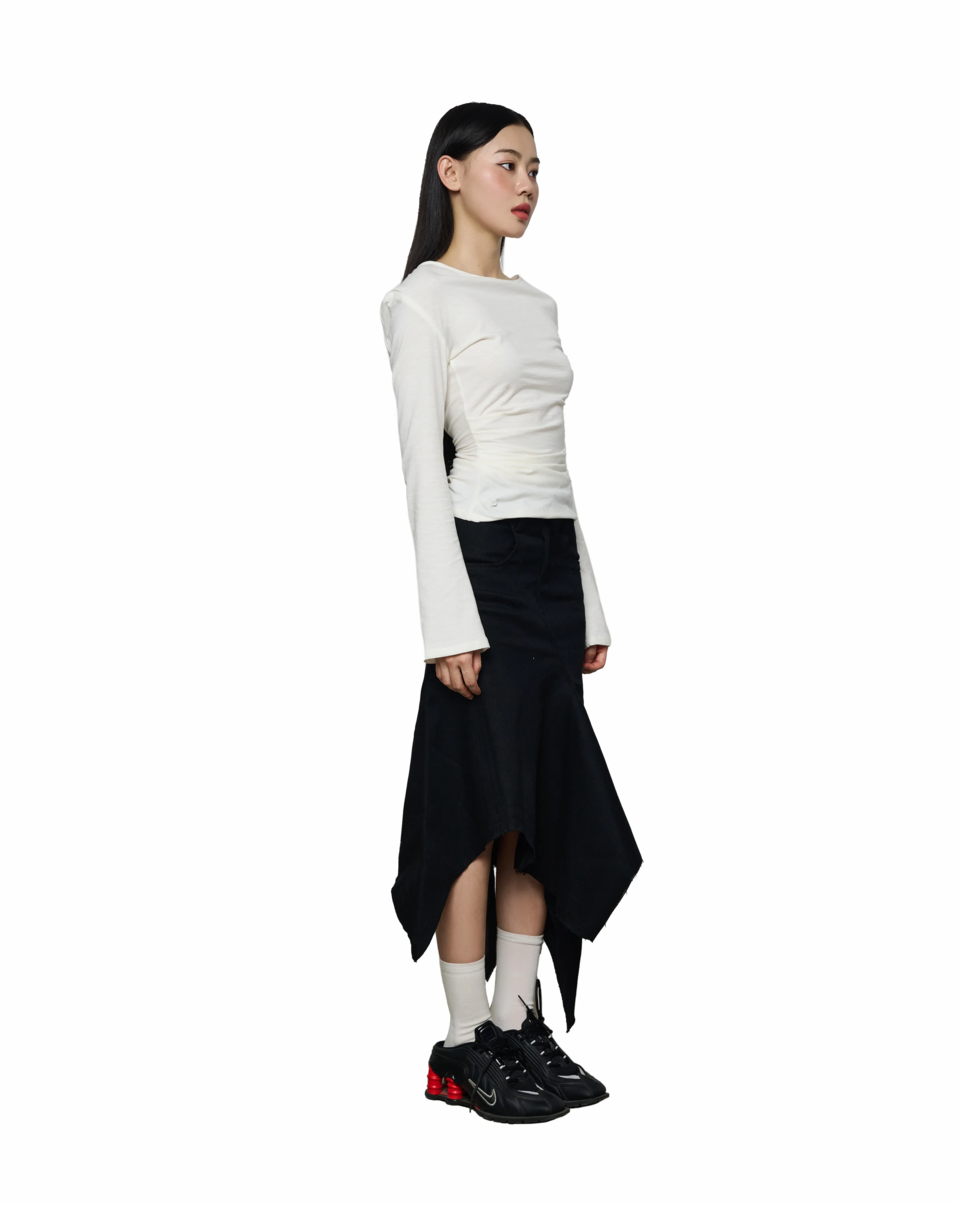 PLOP Panelled Asymmetrical Skirt