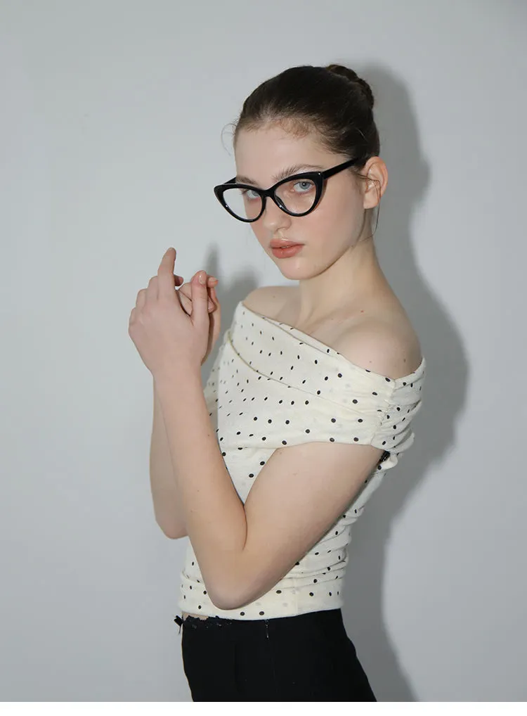 Polka Dot Off-Top