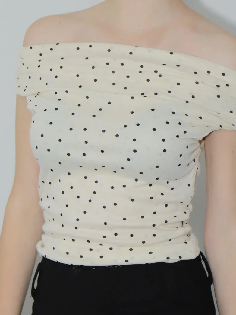 Polka Dot Off-Top