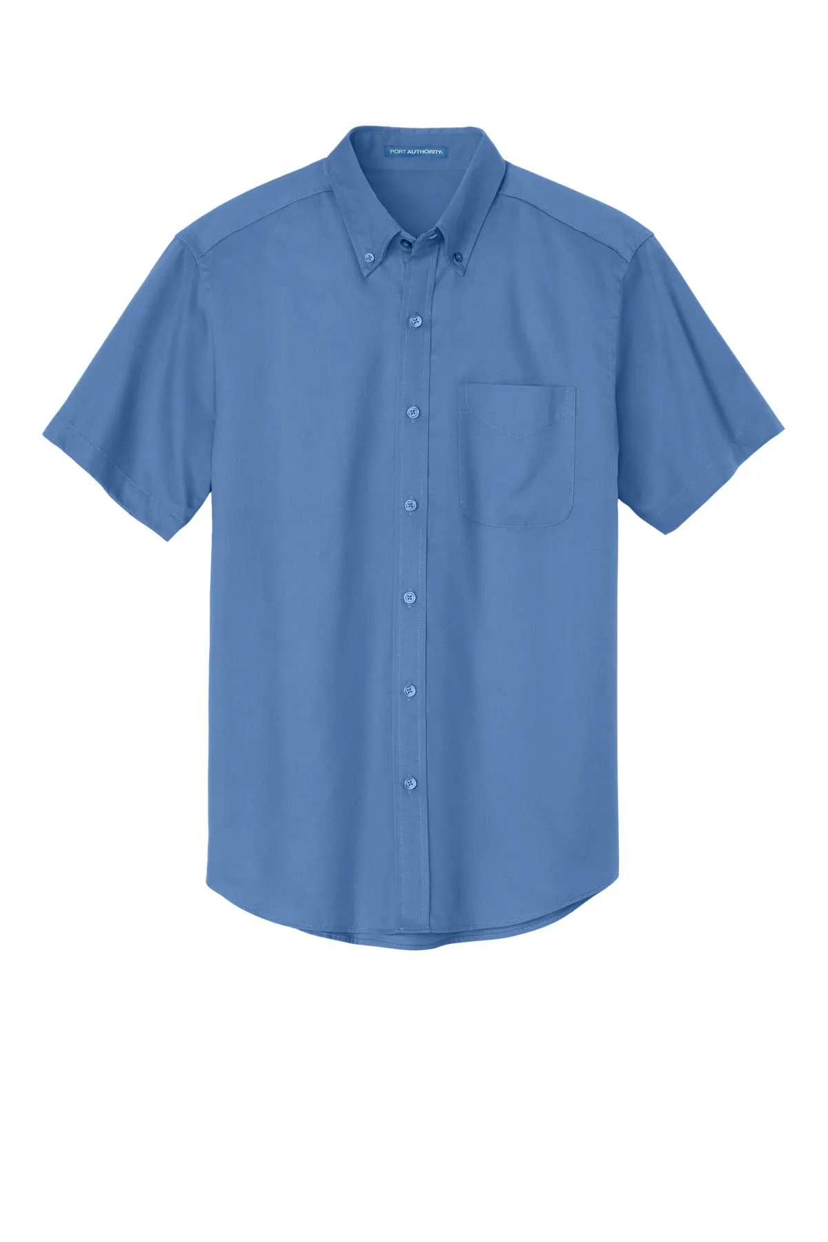 Port Authority Tall Short Sleeve Easy Care Shirt. TLS508 Ultramarine Blue Tall