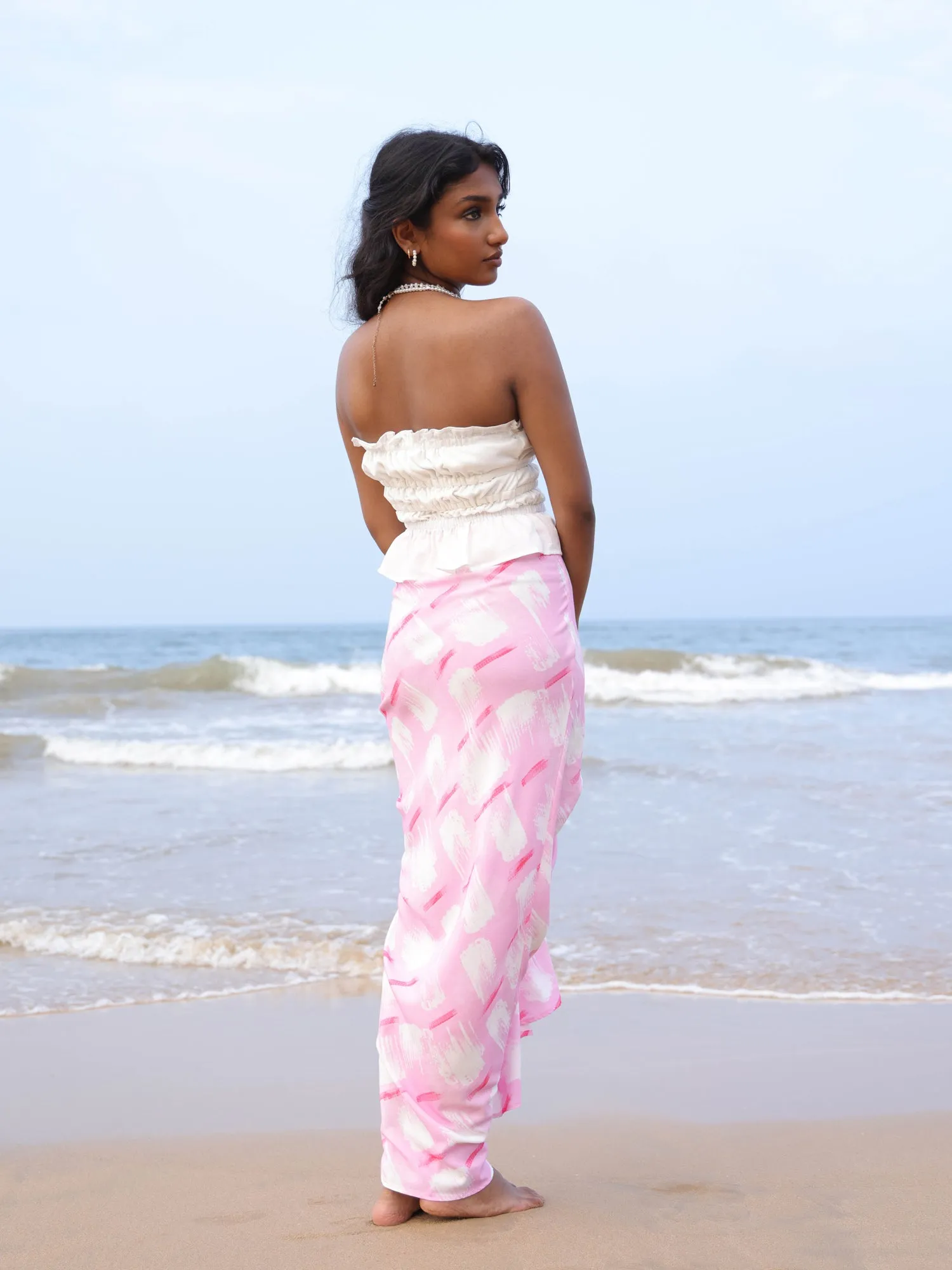Printed Bias  Skirt