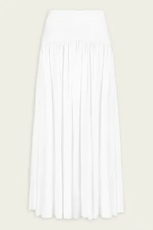 Procida Maxi Skirt in White