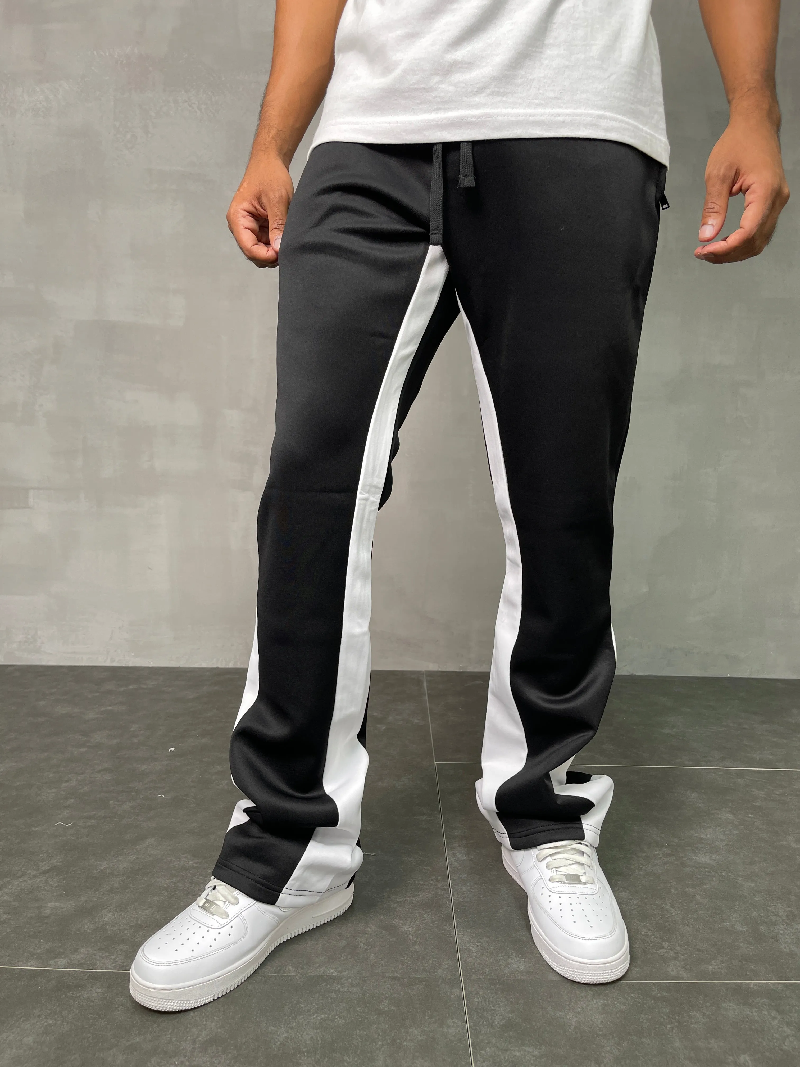 REB-100411-Stripe Stacked Track Pants