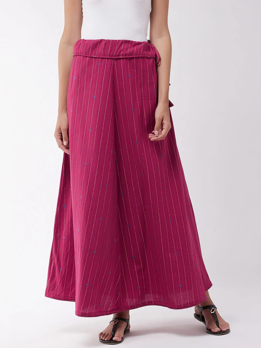 Red Stripe Skirt