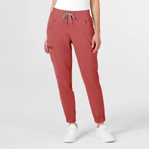 RENEW 5234 Jogger Scrub Pants Mineral Red