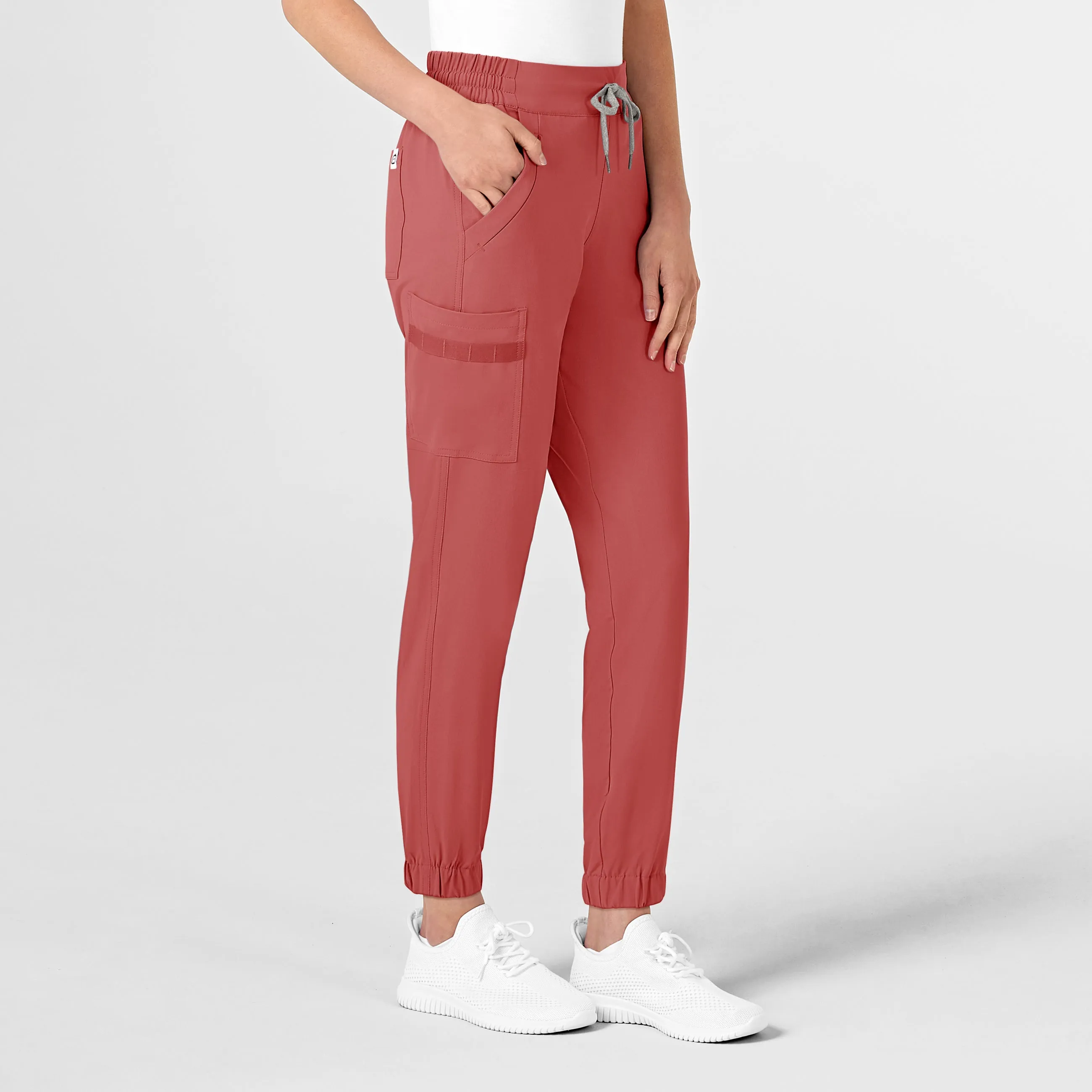 RENEW 5234 Jogger Scrub Pants Mineral Red