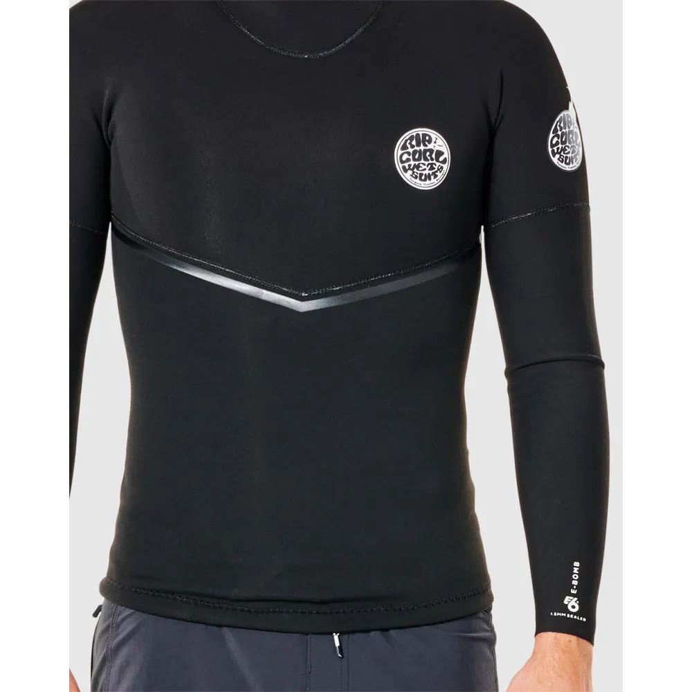 Rip Curl E-Bomb 1.5mm L/SL GB Jacket - Black