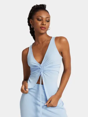 Rouched Front Top