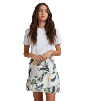 Roxy Mi Mascota II Skirt SNOW WHITE LARGE PRASLIN