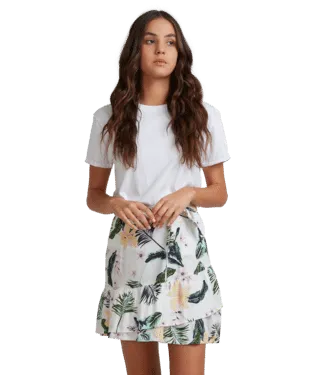 Roxy Mi Mascota II Skirt SNOW WHITE LARGE PRASLIN