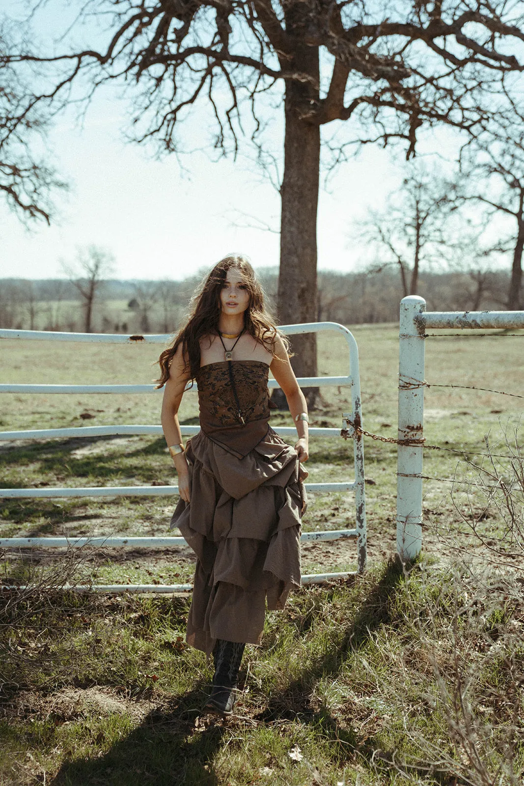 Ruffle Maxi