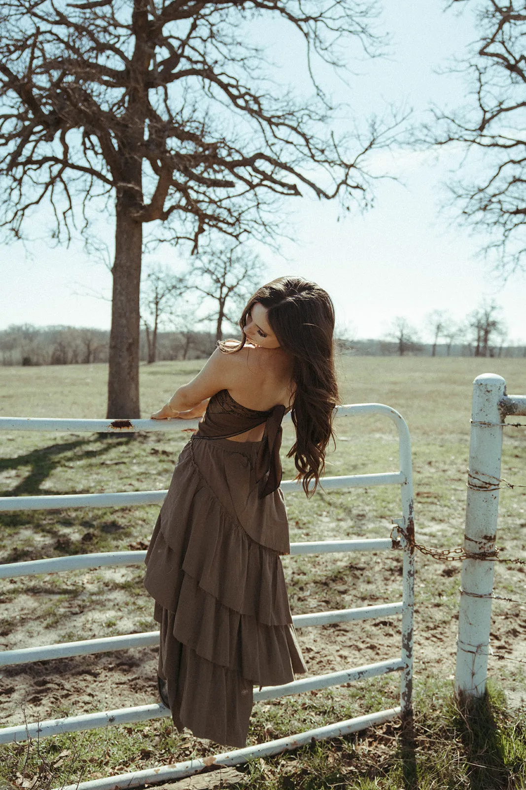 Ruffle Maxi
