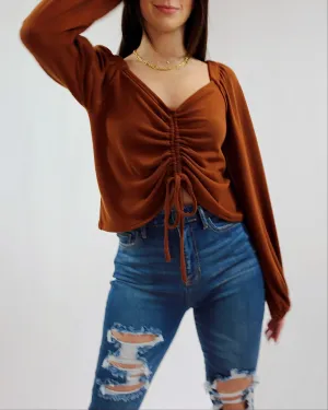 Rust Bishop Sleeve Top