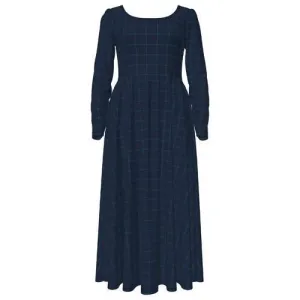 Ryane - Navy Green Plaid