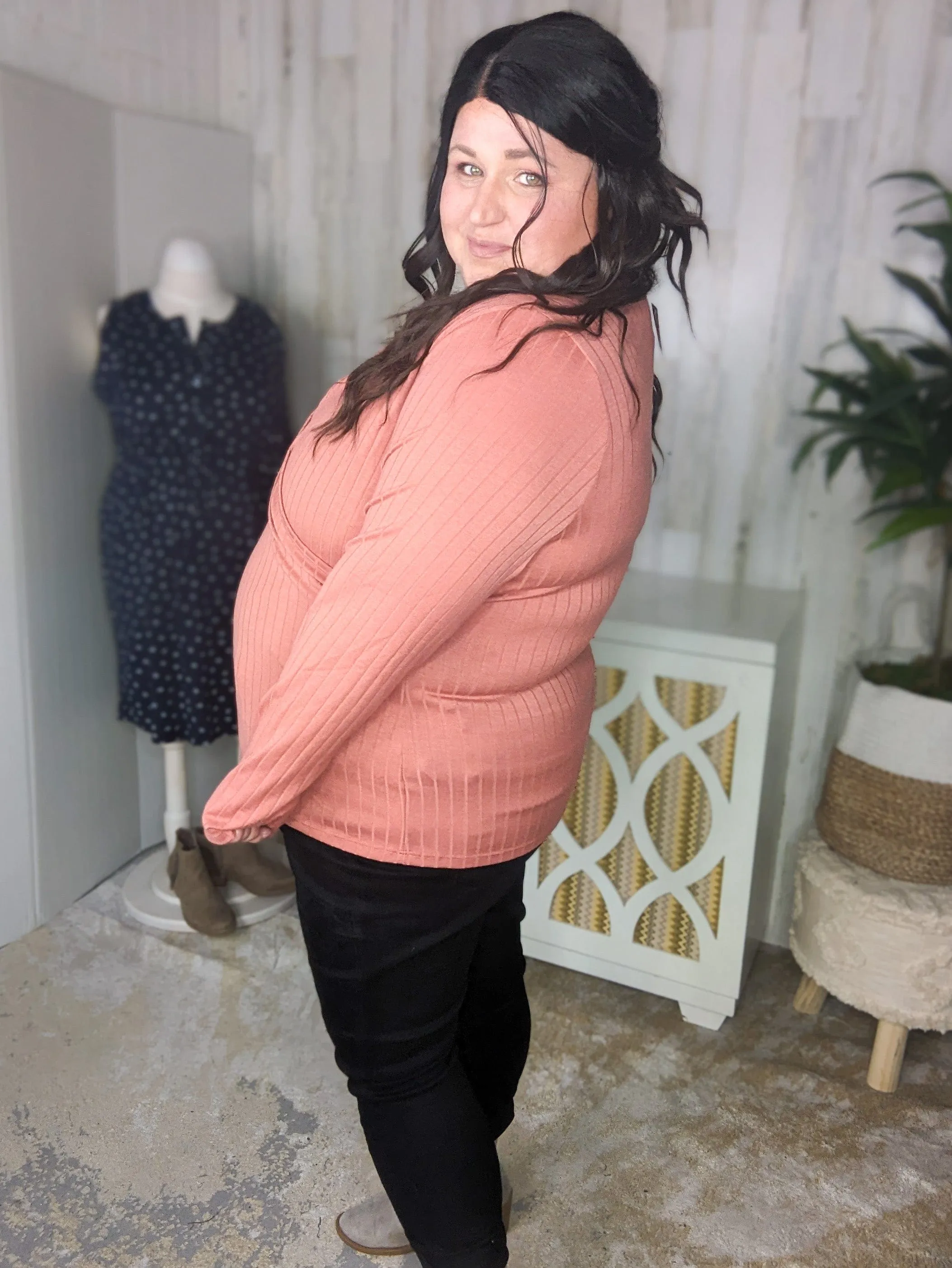 SALE- Sami Surplice Front Solid Top (3 colors)