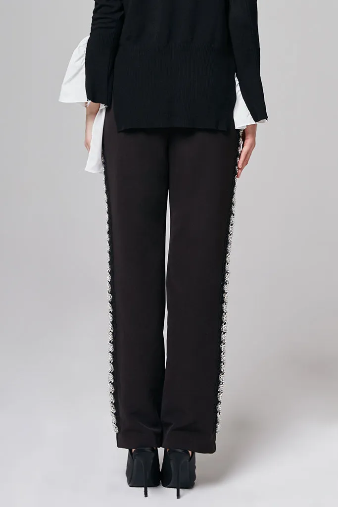 Sarah Embellished Track Pants
