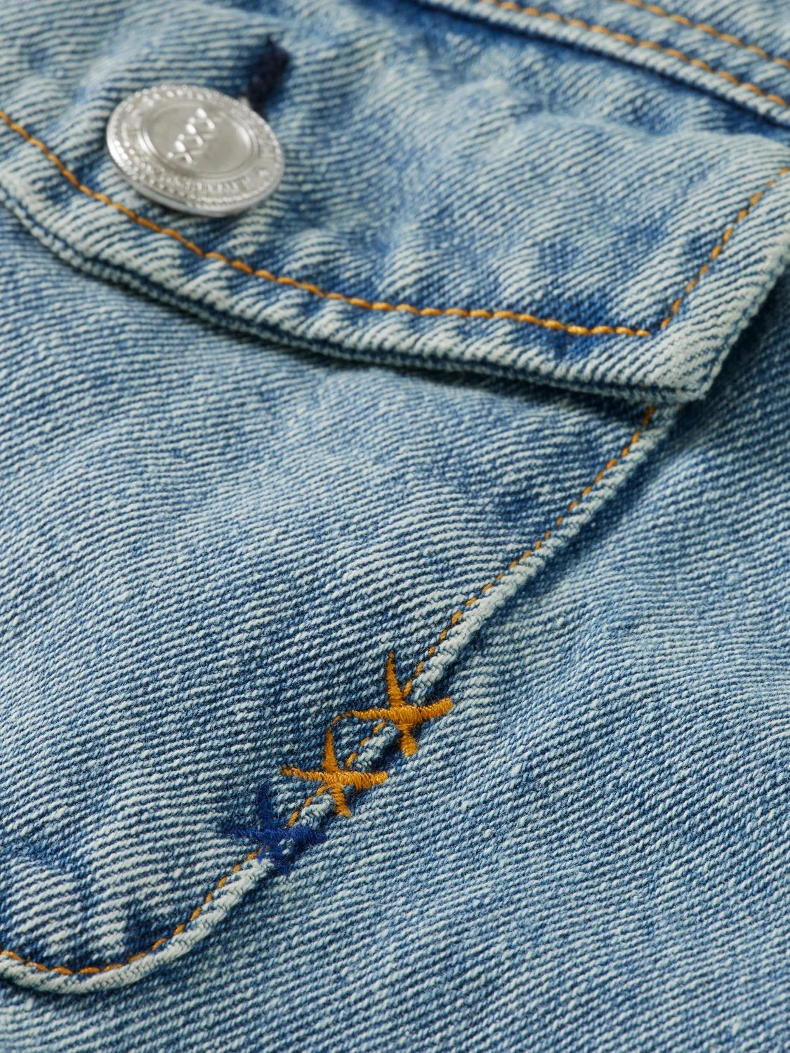 SCOTCH & SODA CORD COLLAR TEDDY LINED DENIM TRUCKER JACKET 178621