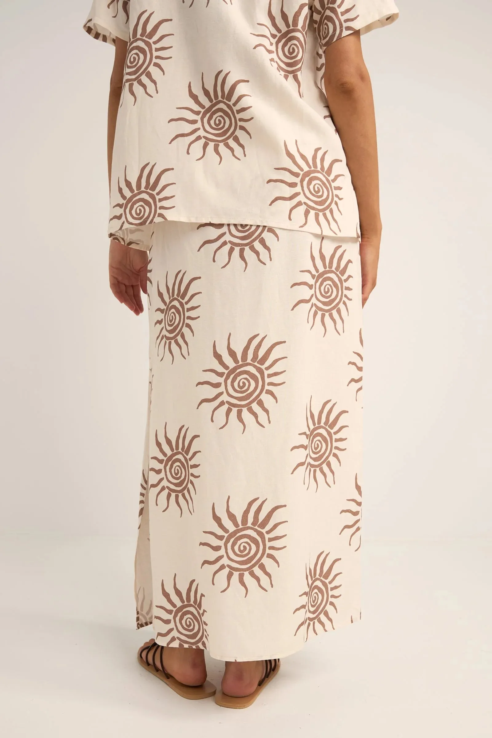 Seafarer Maxi Skirt - Brown