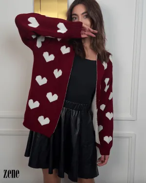 Short Heartfall Cardigan