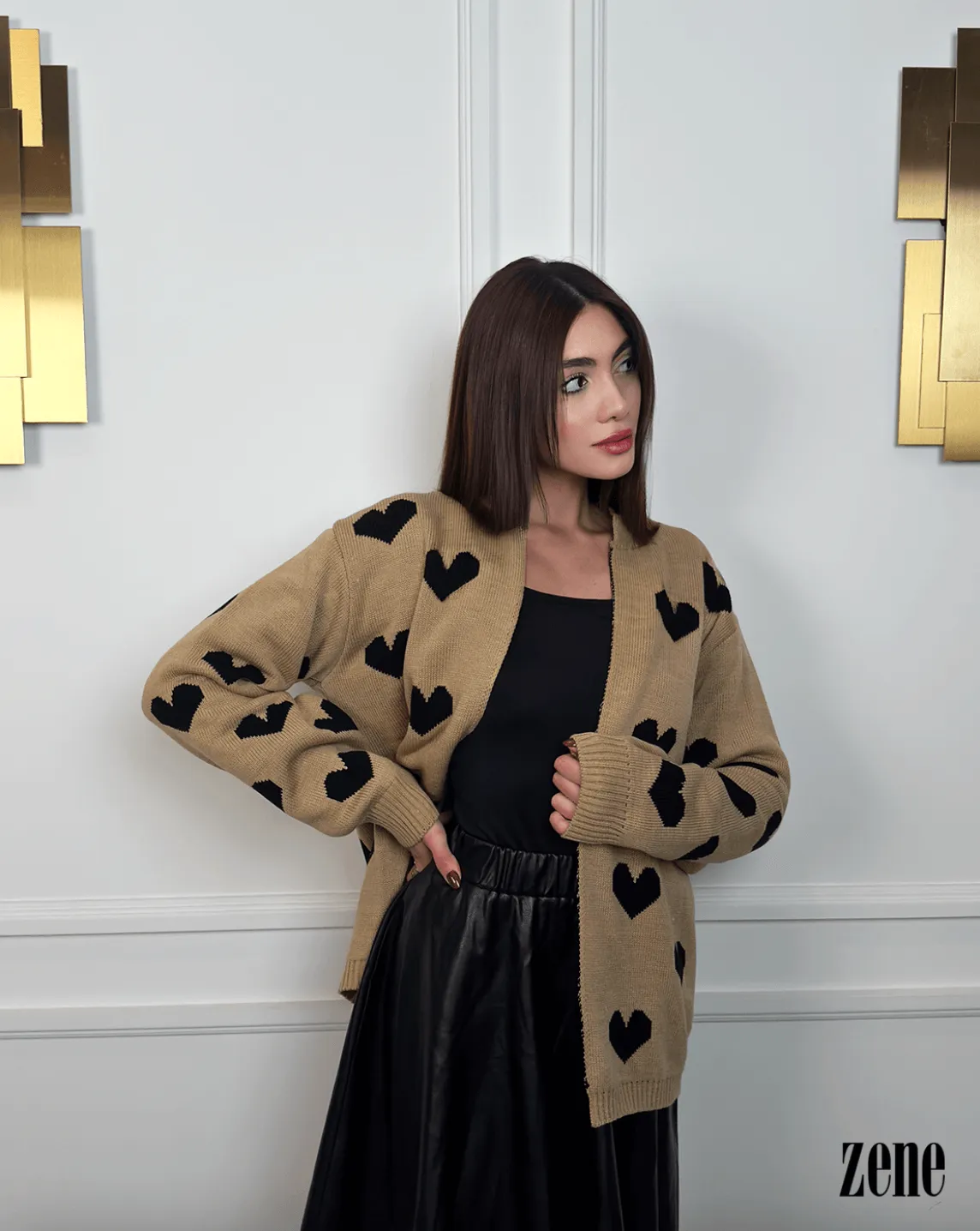 Short Heartfall Cardigan