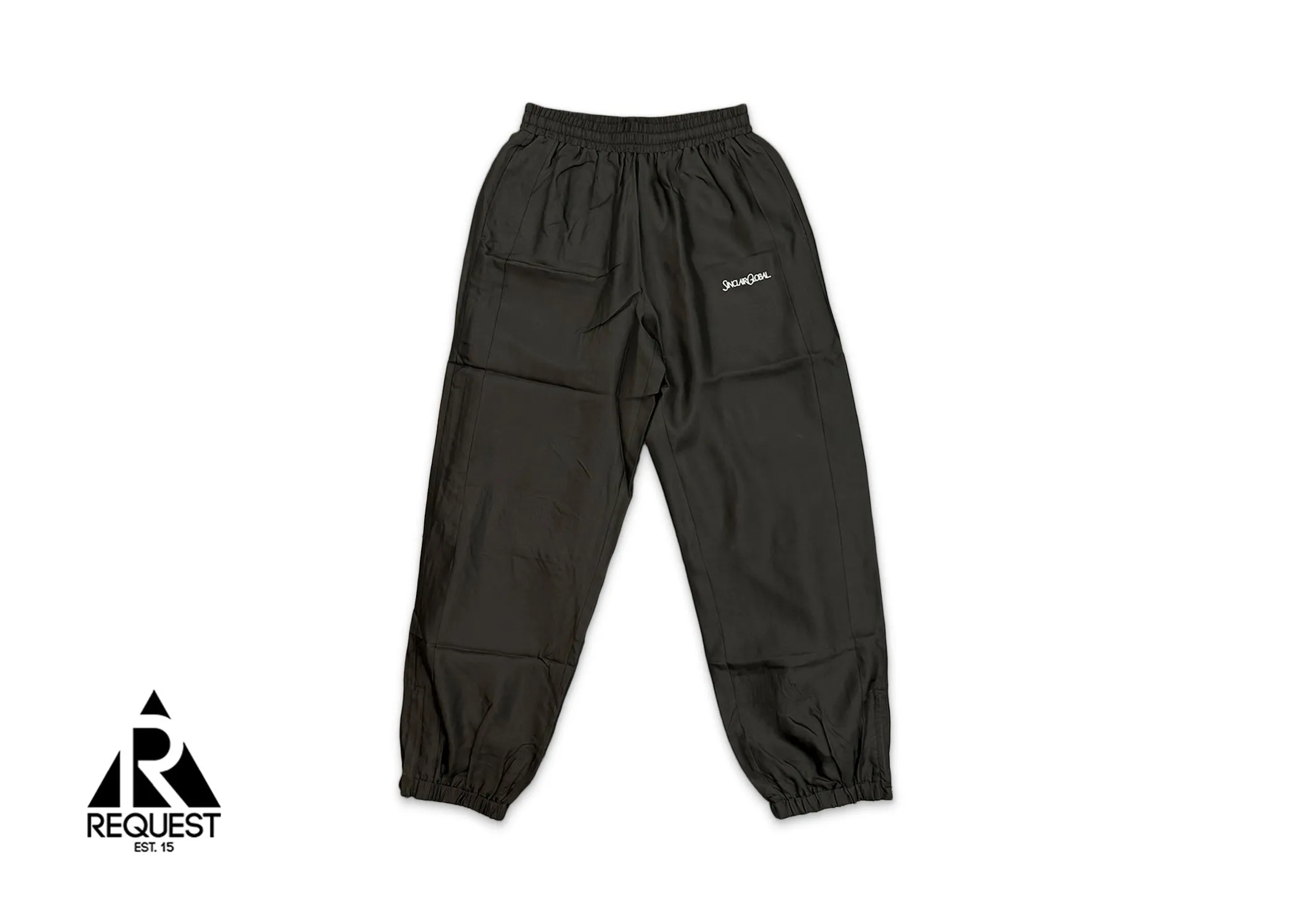Silk Track Pants "Black"