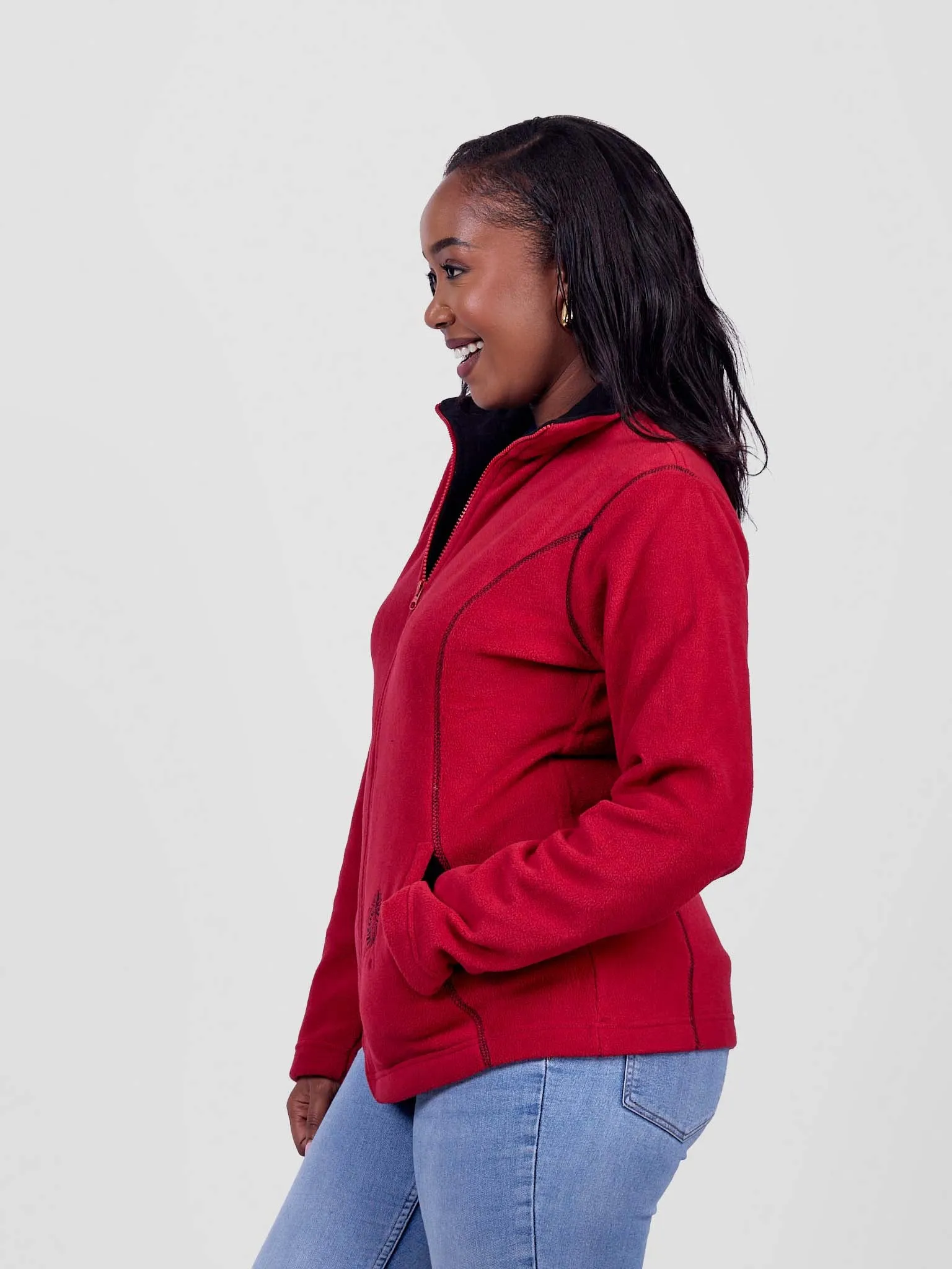 Single Polar Ladies Cut Long Sleeve Jacket