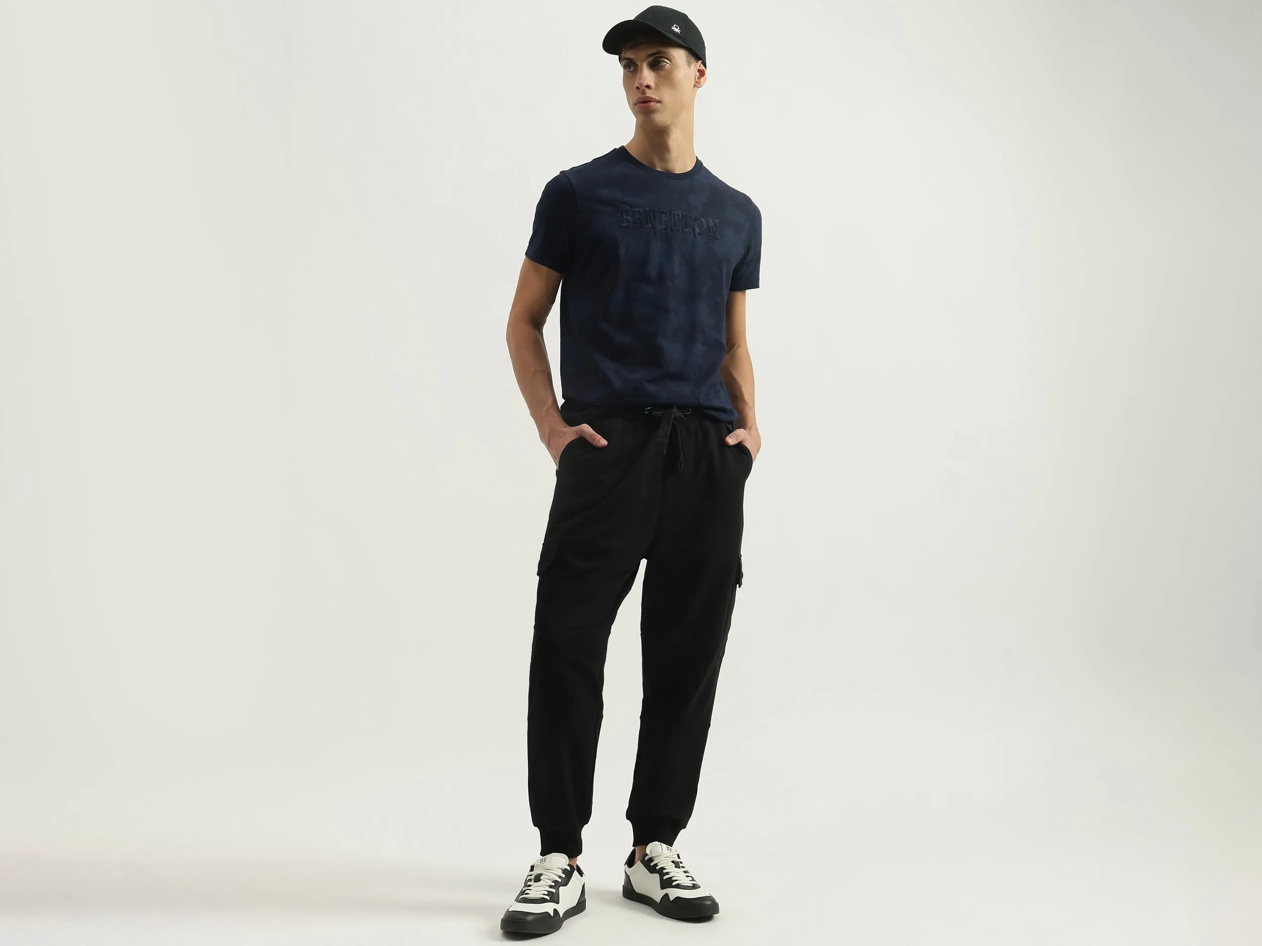 Solid Baggy Fit Track Pants