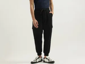 Solid Baggy Fit Track Pants