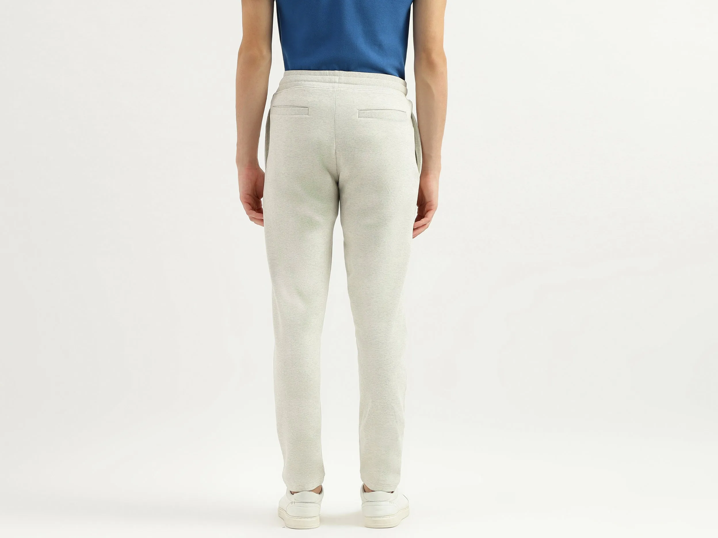 Solid Mid Rise Regular Fit Track Pants