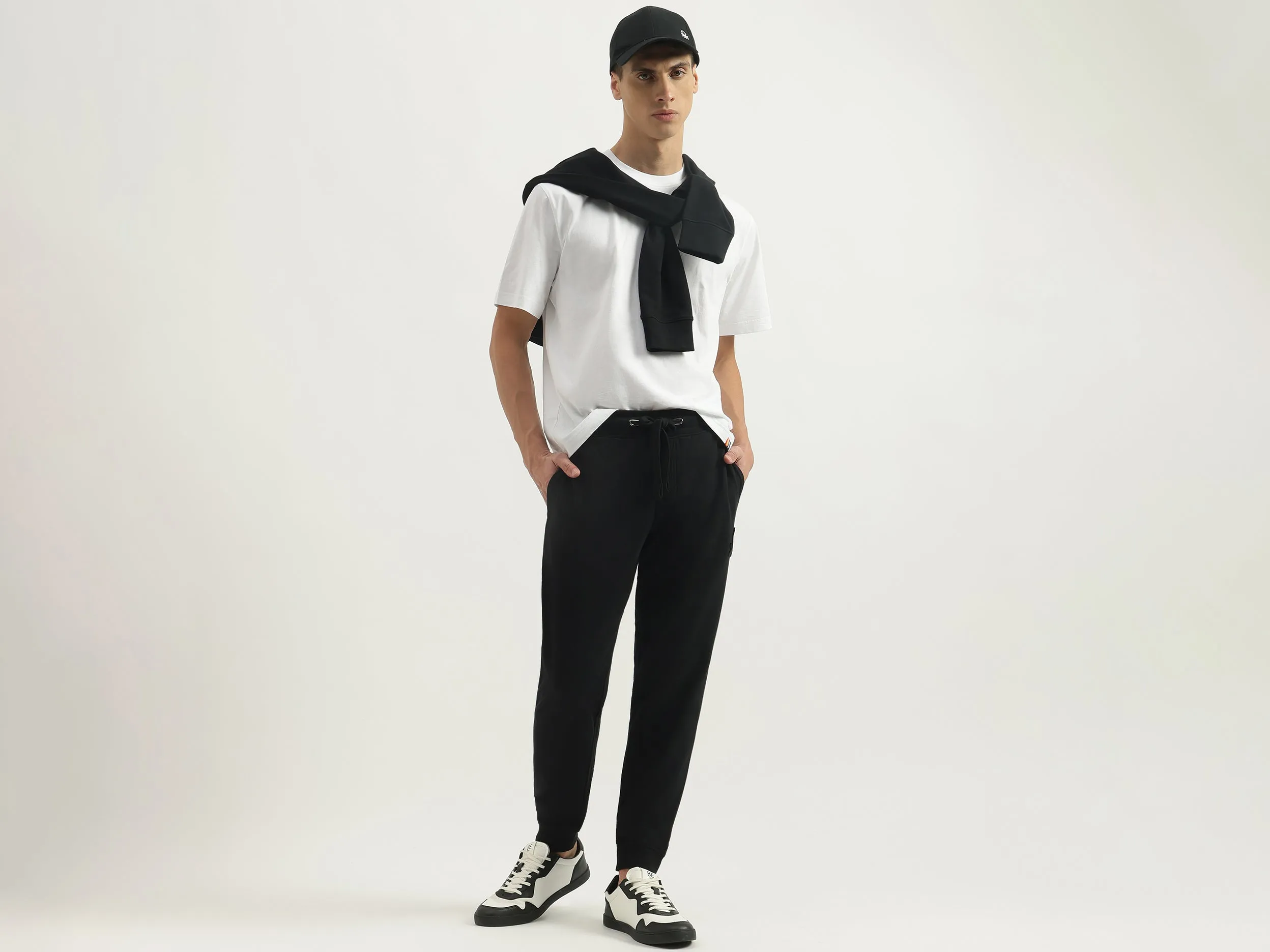 Solid Regular Fit Track Pants