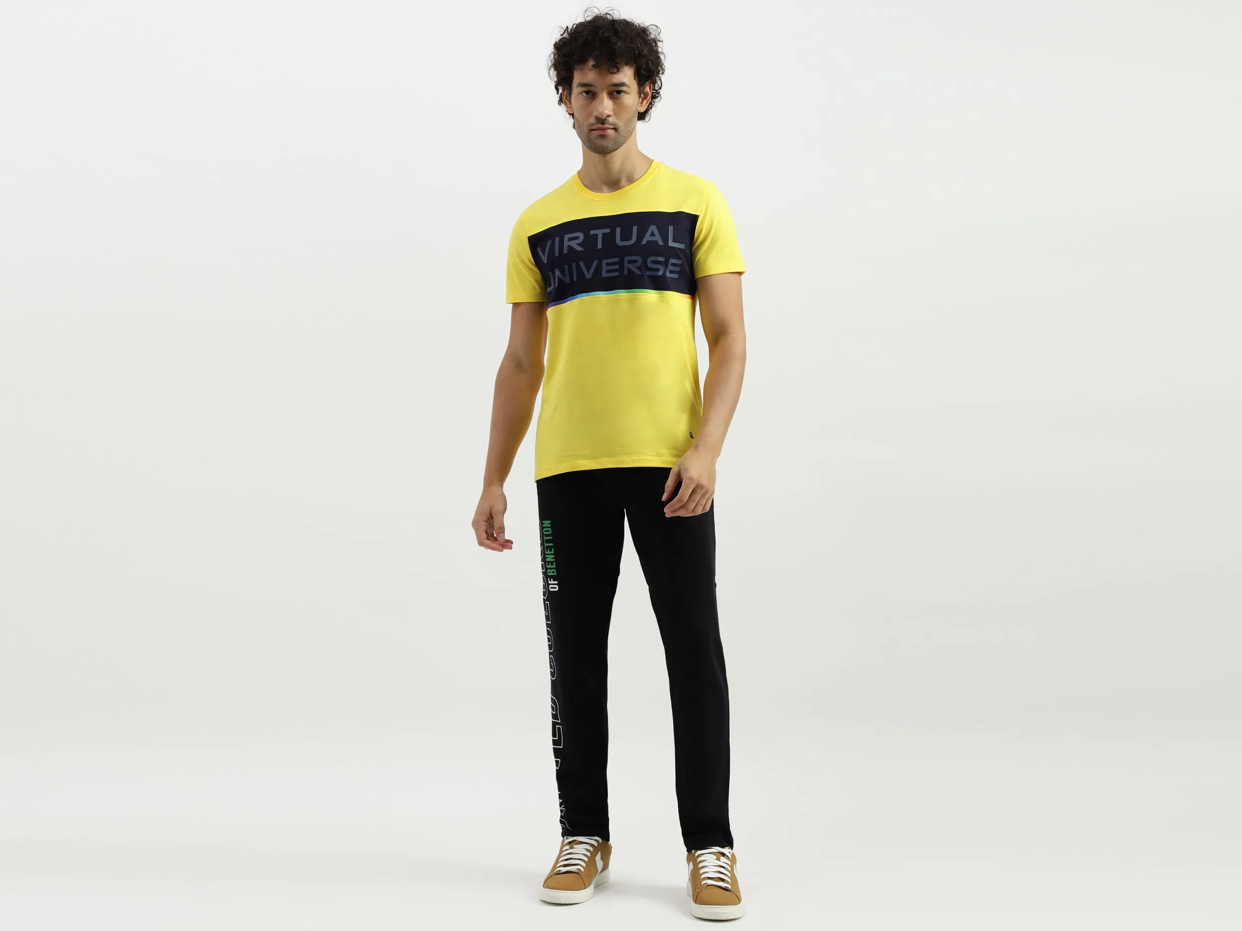 Solid Regular Fit Trackpants