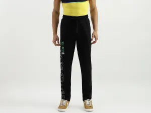Solid Regular Fit Trackpants