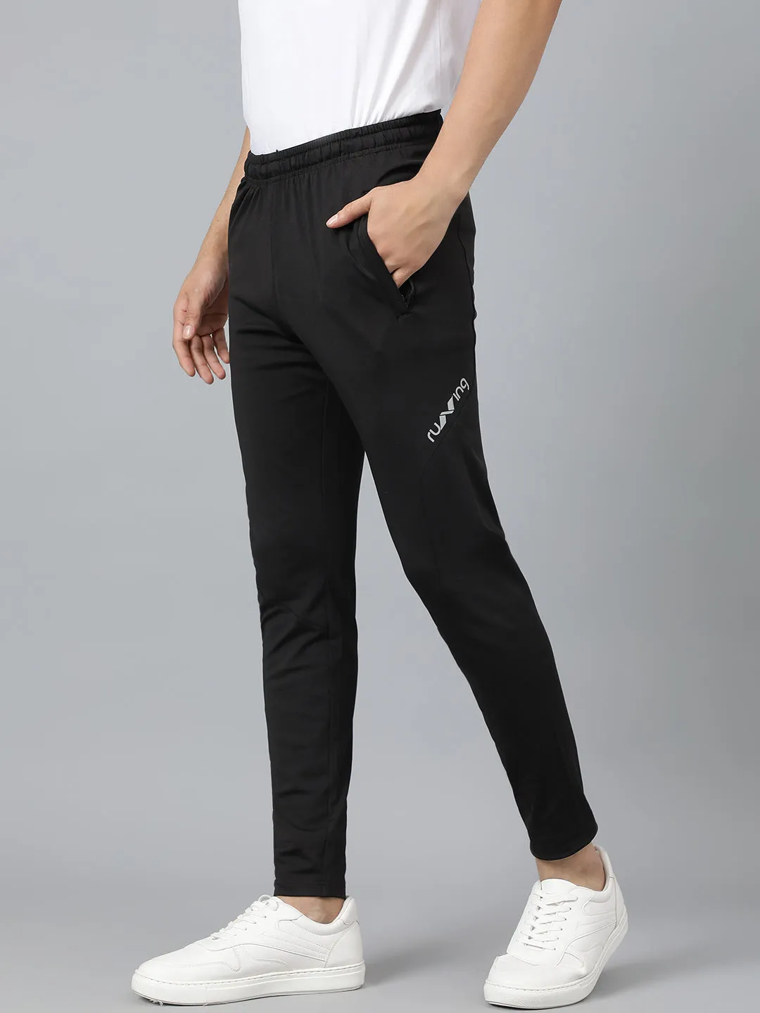 Sport Sun Solid Men Black Pro Track Pant