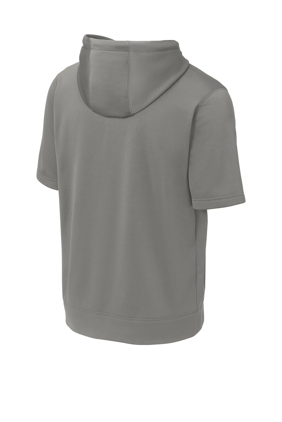 Sport-Tek  Sport-Wick  Fleece Short Sleeve Hooded Pullover. ST251 Dark Smoke Grey
