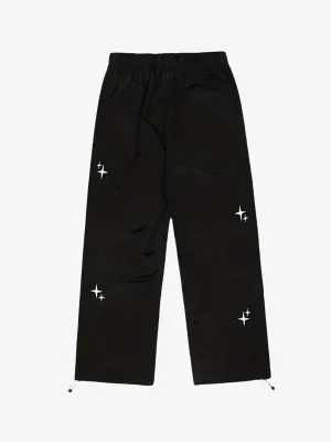 STAR EMBROIDERED TRACK PANTS