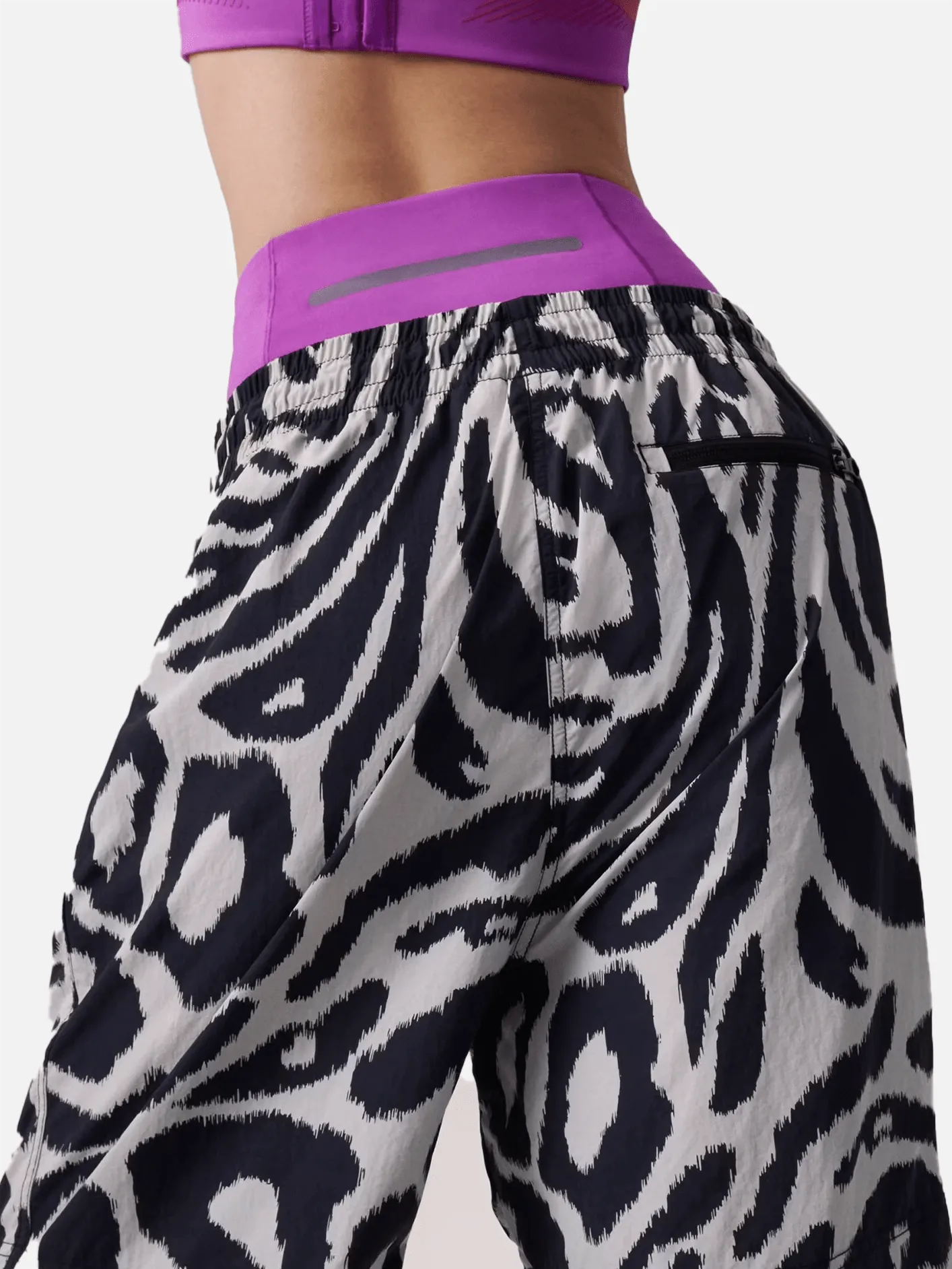 Stella McCartney Woven Printed Track Pants "Chalk