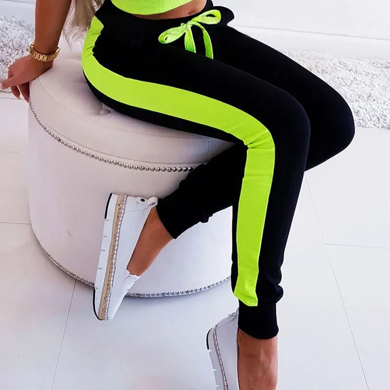 Stripe Comfort Jogger Pants