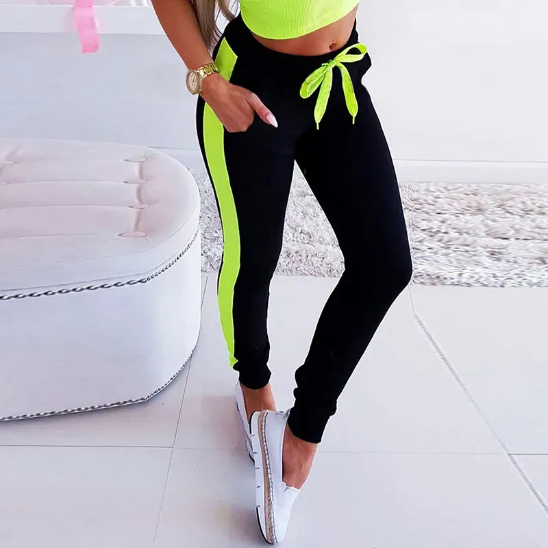 Stripe Comfort Jogger Pants