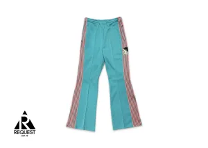 Stuntman Banner Track Pants "Teal & Pink"